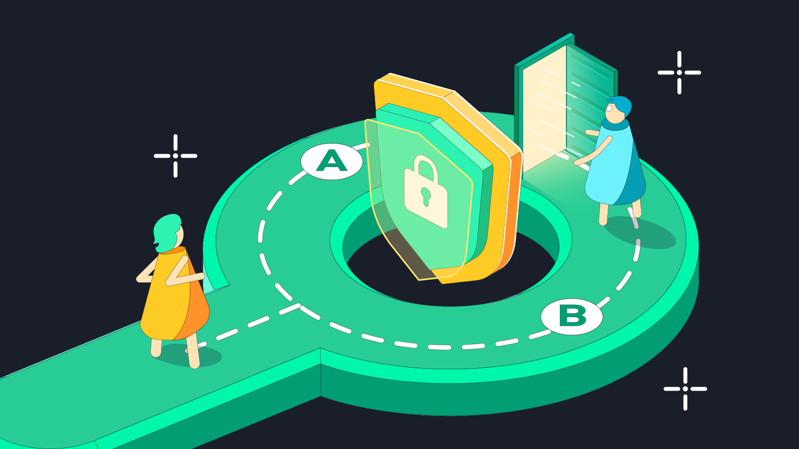 zero knowledge proof privacy illustration