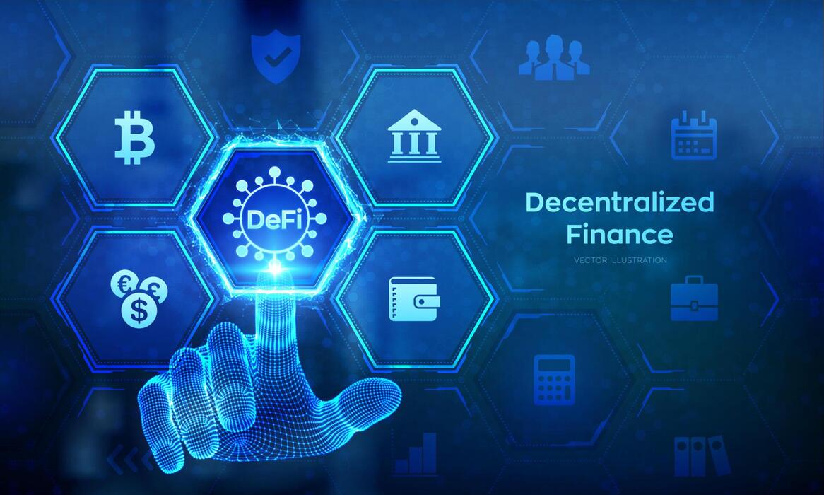 Abstract illustration of ZK credentials wallet securing DeFi transactions with glowing privacy shields and interconnected blockchain links, representing reusable verifiable credentials and Web3 privacy in 2026